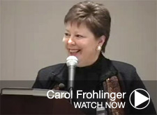Carol Frohlinger speaks